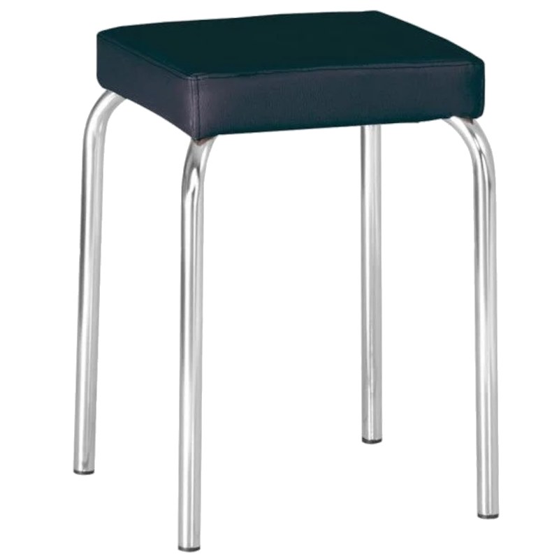 Табуретка NOWY STYL (TUTTI chrome (BOX-4)) металева, хромовані ніжки, 460мм